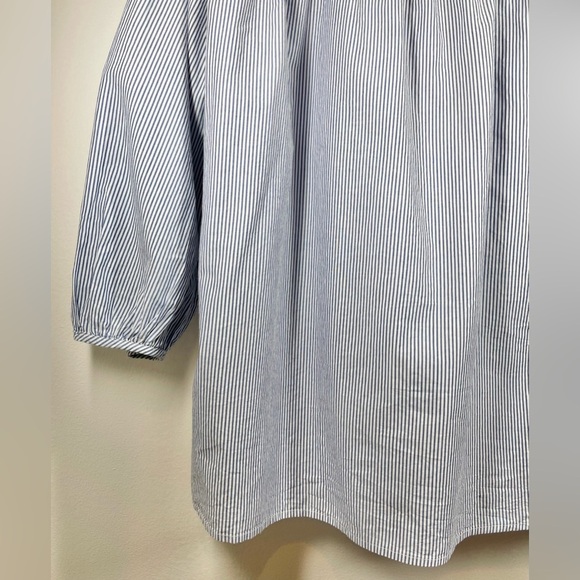 Ann Taylor LOFT Women’s Floral Seersucker Off the‎ Shoulder Blouse Size Medium - Picture 10 of 12